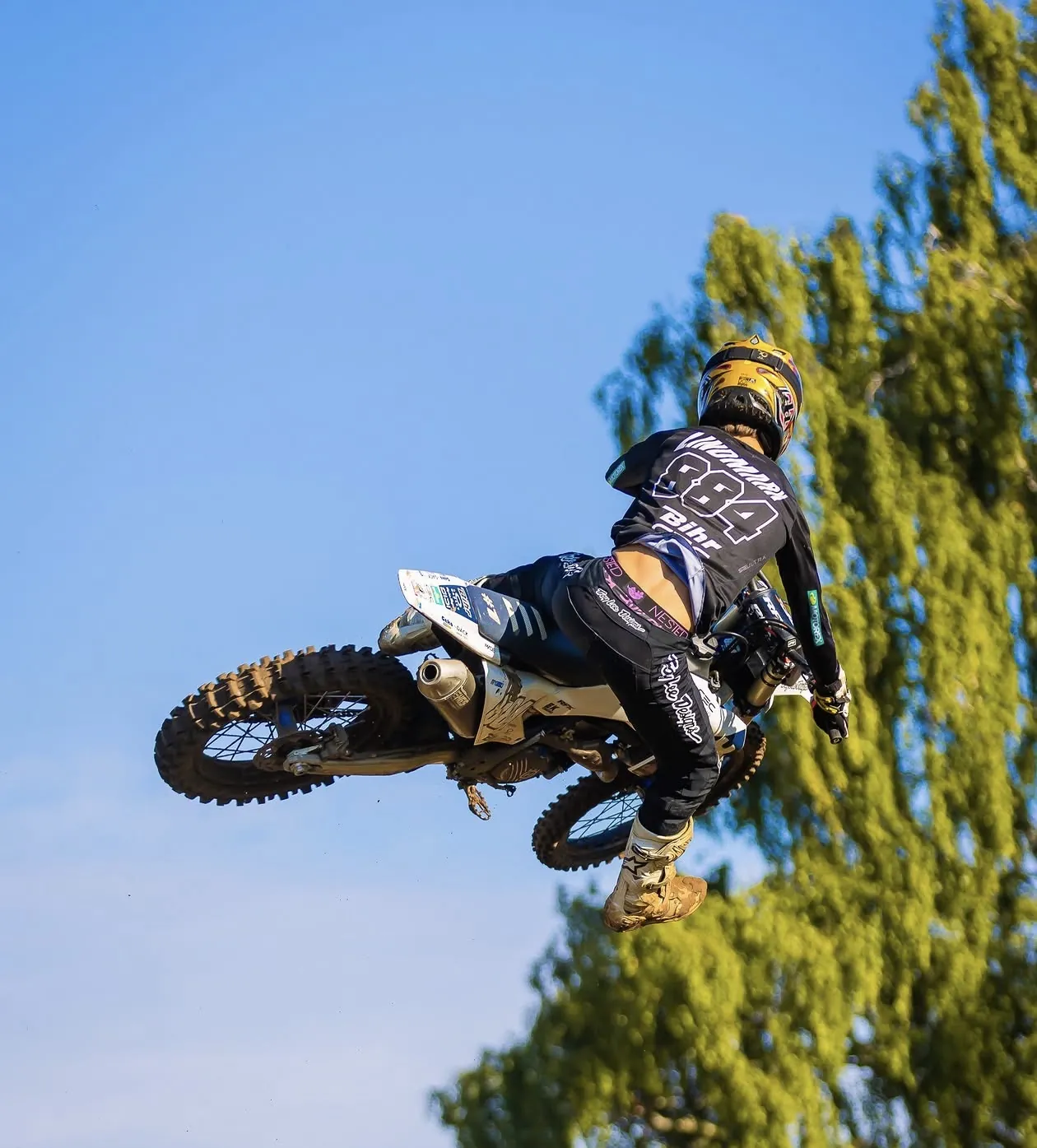 Motocross action