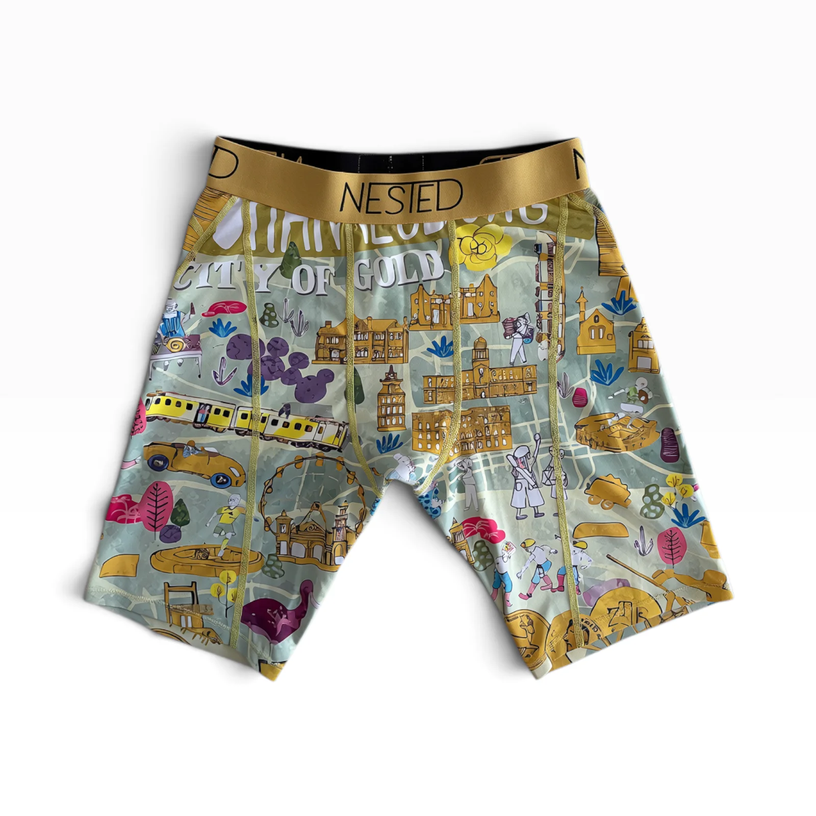 Nested City Of Gold motocross boxer briefs